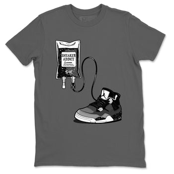 4s Fear shirts to match jordans Sneaker Therapy sneaker match tees Air Jordan 4 Retro Fear match shoes to clothes SNRT Sneaker Tees unisex cotton Cool Grey 2 shirts