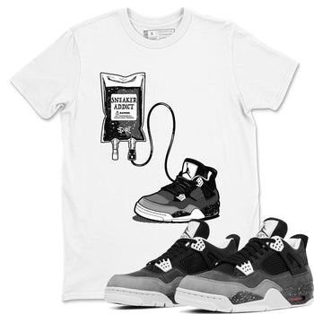 4s Fear shirts to match jordans Sneaker Therapy sneaker match tees Air Jordan 4 Retro Fear match shoes to clothes SNRT Sneaker Tees unisex cotton White 1 shirts