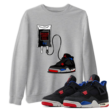 Sneaker Therapy sneaker match t-shirt styled to complete your fit with the Air Jordan 4 Rare Air sneakers, shown in Heather Grey 1.