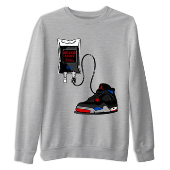 Sneaker Therapy sneaker match t-shirt styled to complete your fit with the Air Jordan 4 Rare Air sneakers, shown in Heather Grey 2.