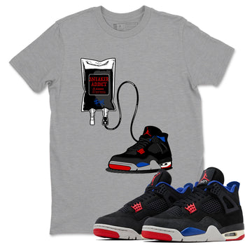 Sneaker Therapy sneaker match t-shirt styled to complete your fit with the Air Jordan 4 Rare Air sneakers, shown in Heather Grey 1.