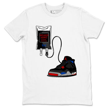 Sneaker Therapy sneaker match t-shirt styled to complete your fit with the Air Jordan 4 Rare Air sneakers, shown in White 2.