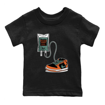 Dunk Low Ceramic shirts to match jordans Sneaker Therapy sneaker match tees Dunk Ceramic match shoes to clothes SNRT Sneaker Tees Youth Baby Black 2 tee