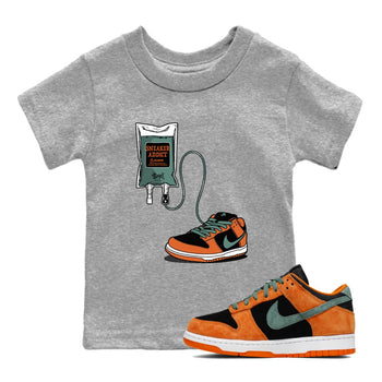Dunk Low Ceramic shirts to match jordans Sneaker Therapy sneaker match tees Dunk Ceramic match shoes to clothes SNRT Sneaker Tees Youth Baby Heather Grey 1 tee