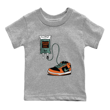 Dunk Low Ceramic shirts to match jordans Sneaker Therapy sneaker match tees Dunk Ceramic match shoes to clothes SNRT Sneaker Tees Youth Baby Heather Grey 2 tee