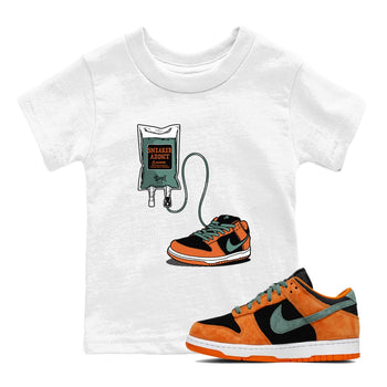 Dunk Low Ceramic shirts to match jordans Sneaker Therapy sneaker match tees Dunk Ceramic match shoes to clothes SNRT Sneaker Tees Youth Baby White 1 tee