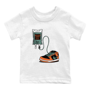 Dunk Low Ceramic shirts to match jordans Sneaker Therapy sneaker match tees Dunk Ceramic match shoes to clothes SNRT Sneaker Tees Youth Baby White 2 tee