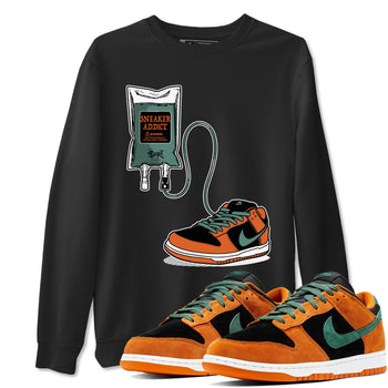 Dunk Low Ceramic shirts to match jordans Sneaker Therapy sneaker match tees Dunk Ceramic match shoes to clothes SNRT Sneaker Tees unisex cotton Black 1 shirts