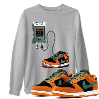 Dunk Low Ceramic shirts to match jordans Sneaker Therapy sneaker match tees Dunk Ceramic match shoes to clothes SNRT Sneaker Tees unisex cotton Heather Grey 1 shirts