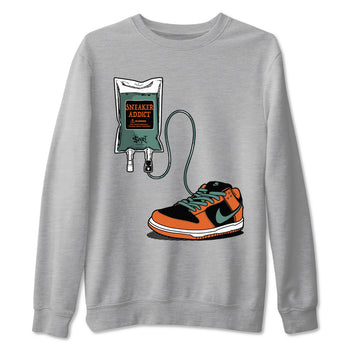 Dunk Low Ceramic shirts to match jordans Sneaker Therapy sneaker match tees Dunk Ceramic match shoes to clothes SNRT Sneaker Tees unisex cotton Heather Grey 2 shirts