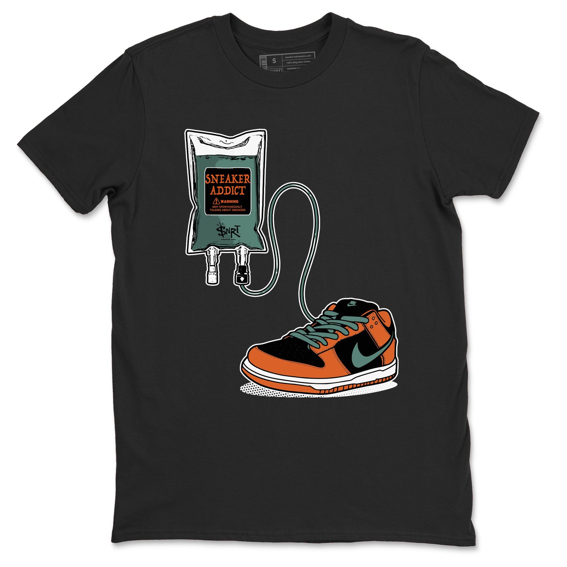 Dunk Low Ceramic shirts to match jordans Sneaker Therapy sneaker match tees Dunk Ceramic match shoes to clothes SNRT Sneaker Tees unisex cotton Black 2 shirts