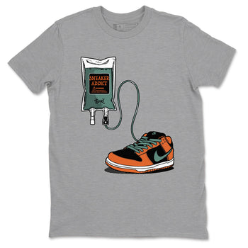 Dunk Low Ceramic shirts to match jordans Sneaker Therapy sneaker match tees Dunk Ceramic match shoes to clothes SNRT Sneaker Tees unisex cotton Heather Grey 2 shirts