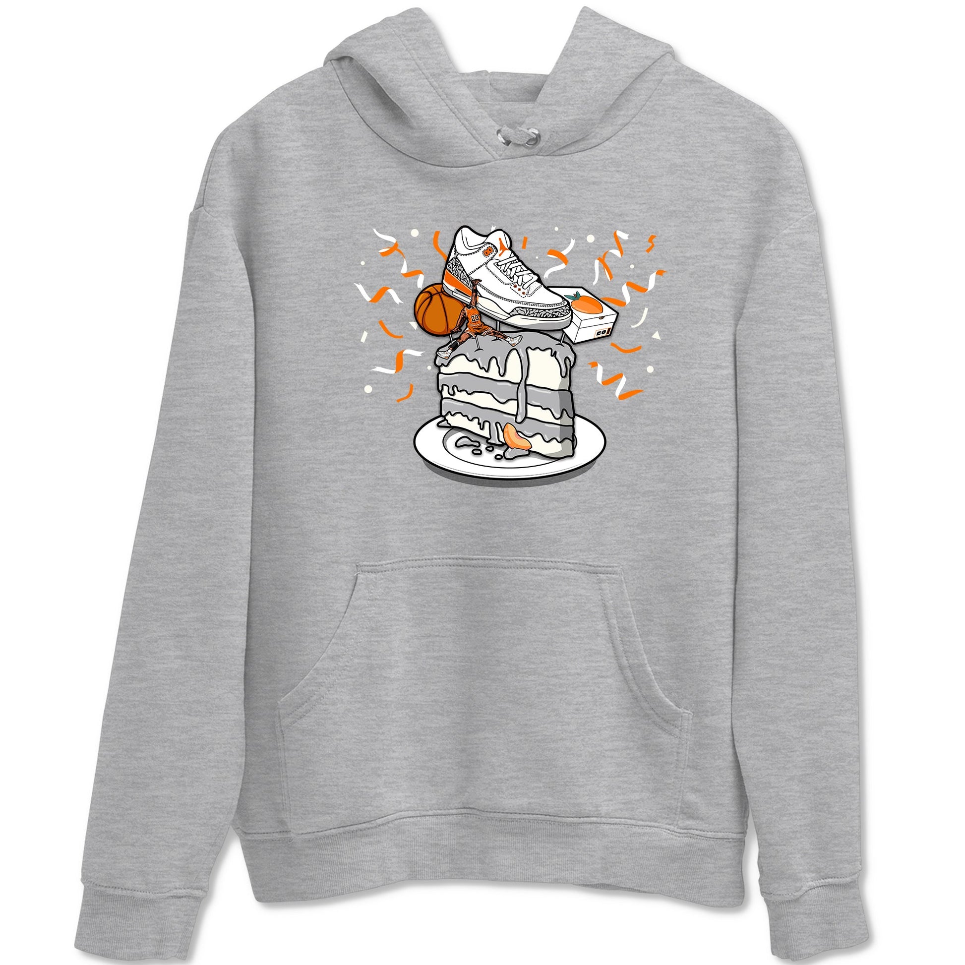 3s Georgia Peach shirt to match jordans Sneaker Topper sneaker tees Air Jordan 3 Georgia Peach SNRT Sneaker Release Tees unisex cotton Heather Grey 2 crew neck shirt