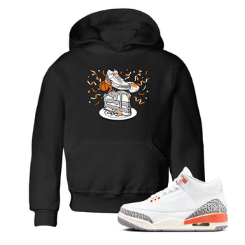 3s Georgia Peach shirt to match jordans Sneaker Topper sneaker tees Air Jordan 3 Georgia Peach SNRT sneaker release tees baby toddler Black 1 cotton Shirt