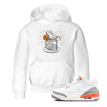 3s Georgia Peach shirt to match jordans Sneaker Topper sneaker tees Air Jordan 3 Georgia Peach SNRT sneaker release tees baby toddler White 1 cotton Shirt
