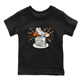 3s Georgia Peach shirt to match jordans Sneaker Topper sneaker tees Air Jordan 3 Georgia Peach SNRT sneaker release tees baby toddler Black 2 cotton Shirt