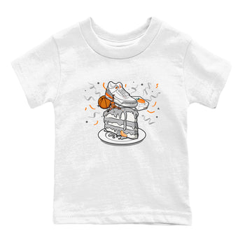 3s Georgia Peach shirt to match jordans Sneaker Topper sneaker tees Air Jordan 3 Georgia Peach SNRT sneaker release tees baby toddler White 2 cotton Shirt