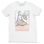 Air Jordan 11 Low Legend Pink shirts to match jordans Sneaker Trading Card sneaker match tees 11s Legend Pink SNRT Sneaker Tees streetwear brand White 2 unisex cotton tee
