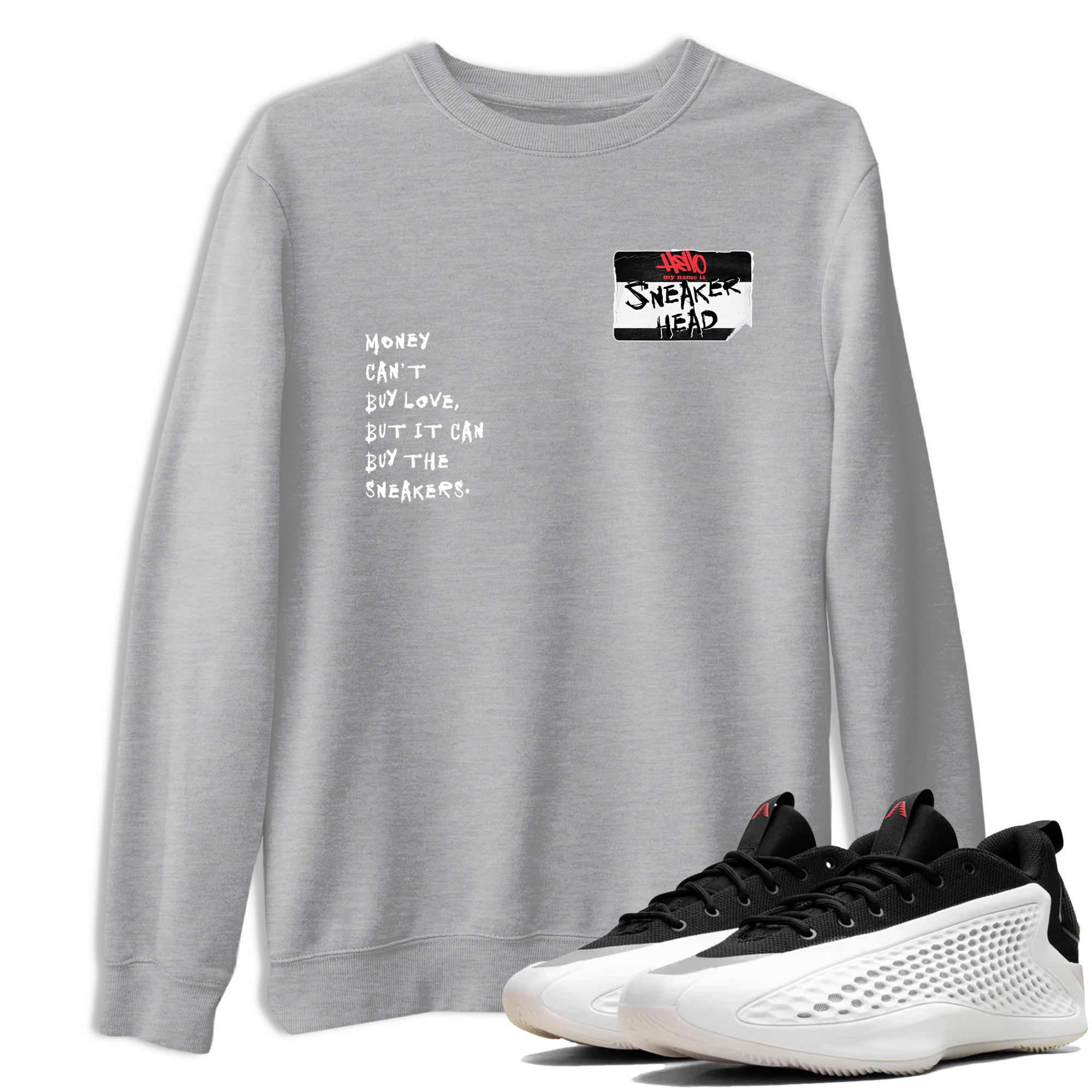 Sneaker Threads – Sneaker Tees To Match Adidas AE 1 Best Of Adi – Sneakerhead Badge Graphic Tee Heather Grey 1. Perfect for Jordan releases 2025 colorways. Perfect for Anthony Edwards basketball sneaker drops and bold black, white, and red colorways from 2025.