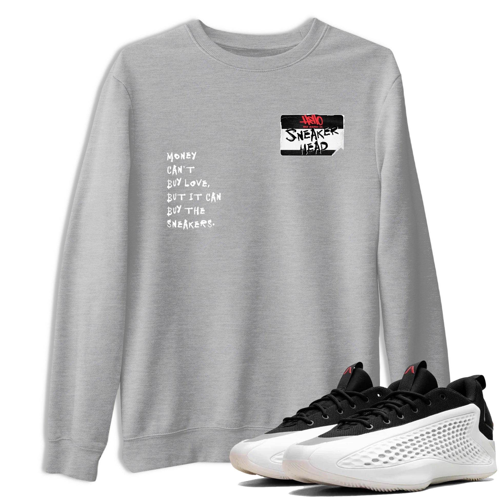 Sneaker Threads – Sneaker Tees To Match Adidas AE 1 Best Of Adi – Sneakerhead Badge Graphic Tee Heather Grey 1. Perfect for Jordan releases 2025 colorways. Perfect for Anthony Edwards basketball sneaker drops and bold black, white, and red colorways from 2025.