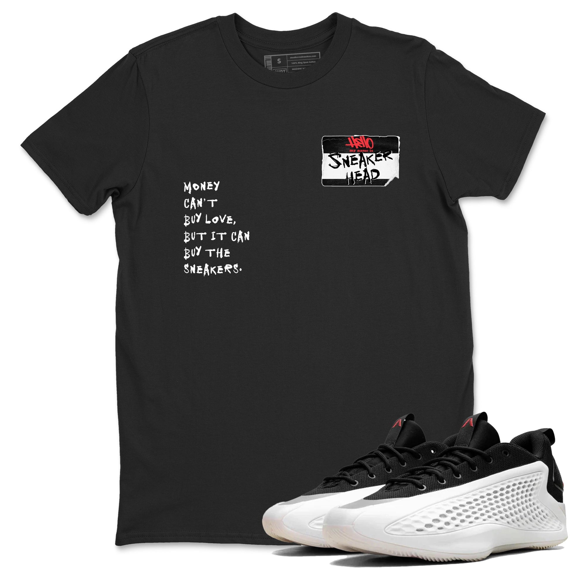 Sneaker Threads – Sneaker Tees To Match Adidas AE 1 Best Of Adi – Sneakerhead Badge Graphic Tee Black 1. Perfect for Jordan releases 2025 colorways. Perfect for Anthony Edwards basketball sneaker drops and bold black, white, and red colorways from 2025.