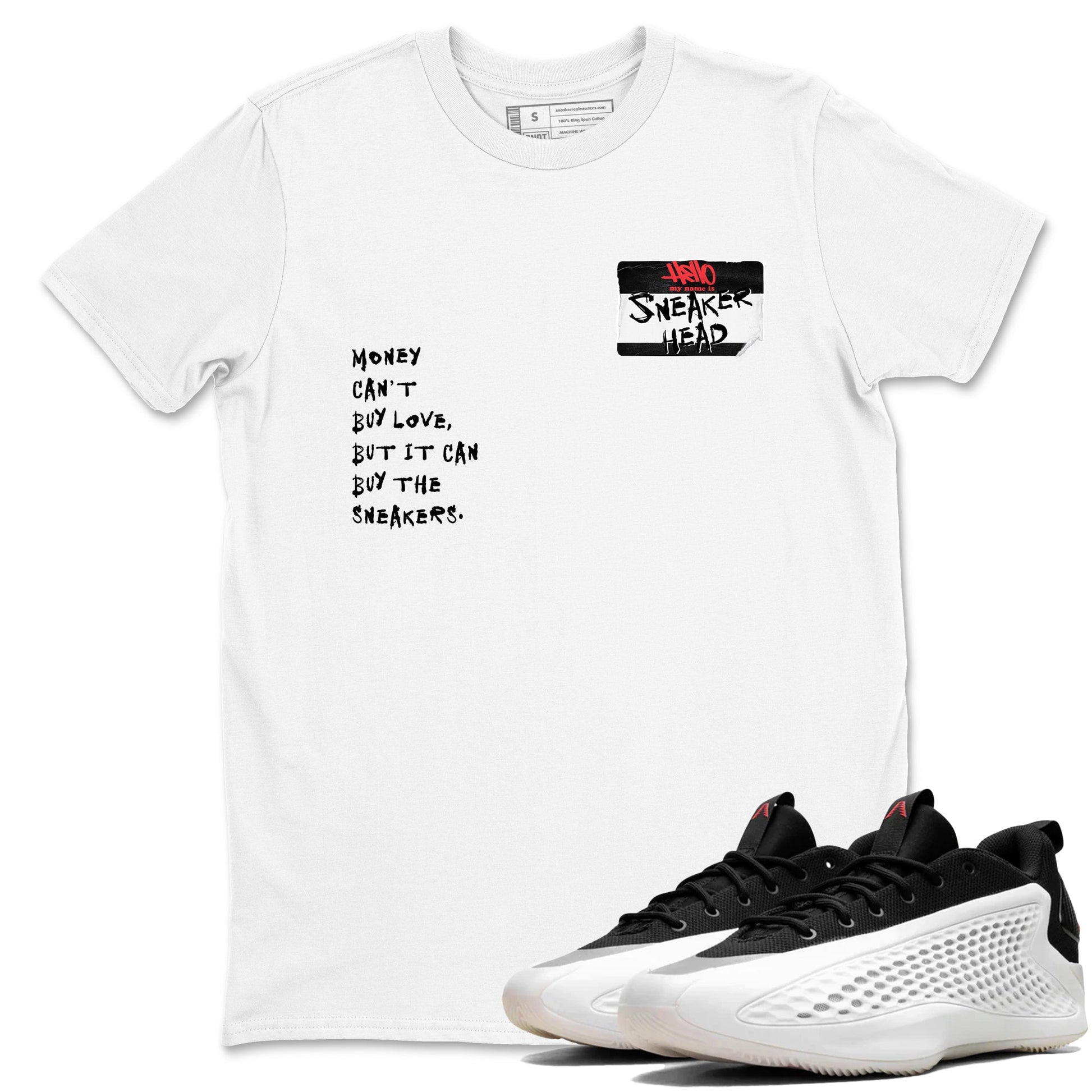 Sneaker Threads – Sneaker Tees To Match Adidas AE 1 Best Of Adi – Sneakerhead Badge Graphic Tee White 1. Perfect for Jordan releases 2025 colorways. Perfect for Anthony Edwards basketball sneaker drops and bold black, white, and red colorways from 2025.