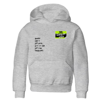 Foams One Black Volt best t shirts to wear with jordans Sneakerhead Badge sneaker match tees Air Foamposite One Black Volt match shoes to clothes SNRT Sneaker Tees Youth Baby Heather Grey 2 tee