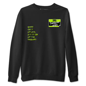 Foams One Black Volt best t shirts to wear with jordans Sneakerhead Badge sneaker match tees Air Foamposite One Black Volt match shoes to clothes SNRT Sneaker Tees unisex cotton Black 2 shirts