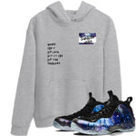 Air Foamposite One Galaxy Shirts To Match Jordans Sneakerhead Badge Sneaker Shirts Air Foamposite 1 Galaxy SNRT Sneaker Release Tees Unisex Cotton Crew Neck Heather Grey 1 crew neck shirts