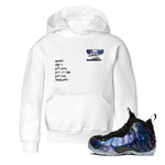 Air Foamposite One Galaxy Shirts To Match Jordans Sneakerhead Badge Sneaker Shirts Air Foamposite 1 Galaxy SNRT Sneaker Release Tees Baby Youth Toddler White 1 crew neck shirts