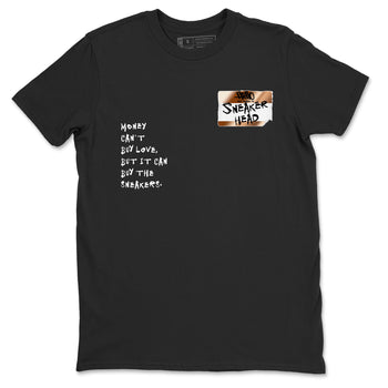 Air Foamposite One Metallic Copper shirts to match jordans Sneakerhead Badge sneaker match tees Air Foamposite One Metallic Copper SNRT Sneaker Release Tees unisex cotton Black 2 crew neck shirts