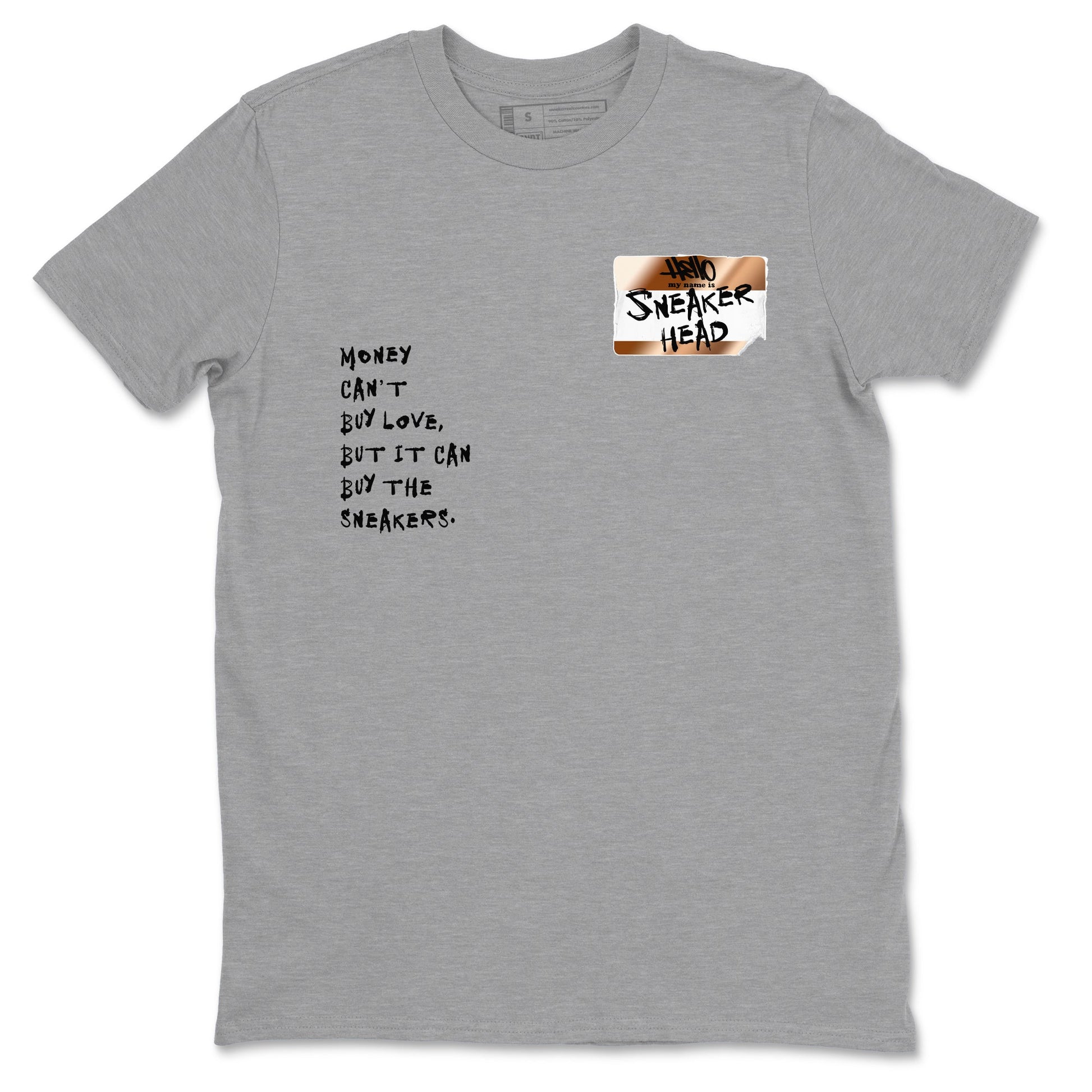Air Foamposite One Metallic Copper shirts to match jordans Sneakerhead Badge sneaker match tees Air Foamposite One Metallic Copper SNRT Sneaker Release Tees unisex cotton Heather Grey 2 crew neck shirts