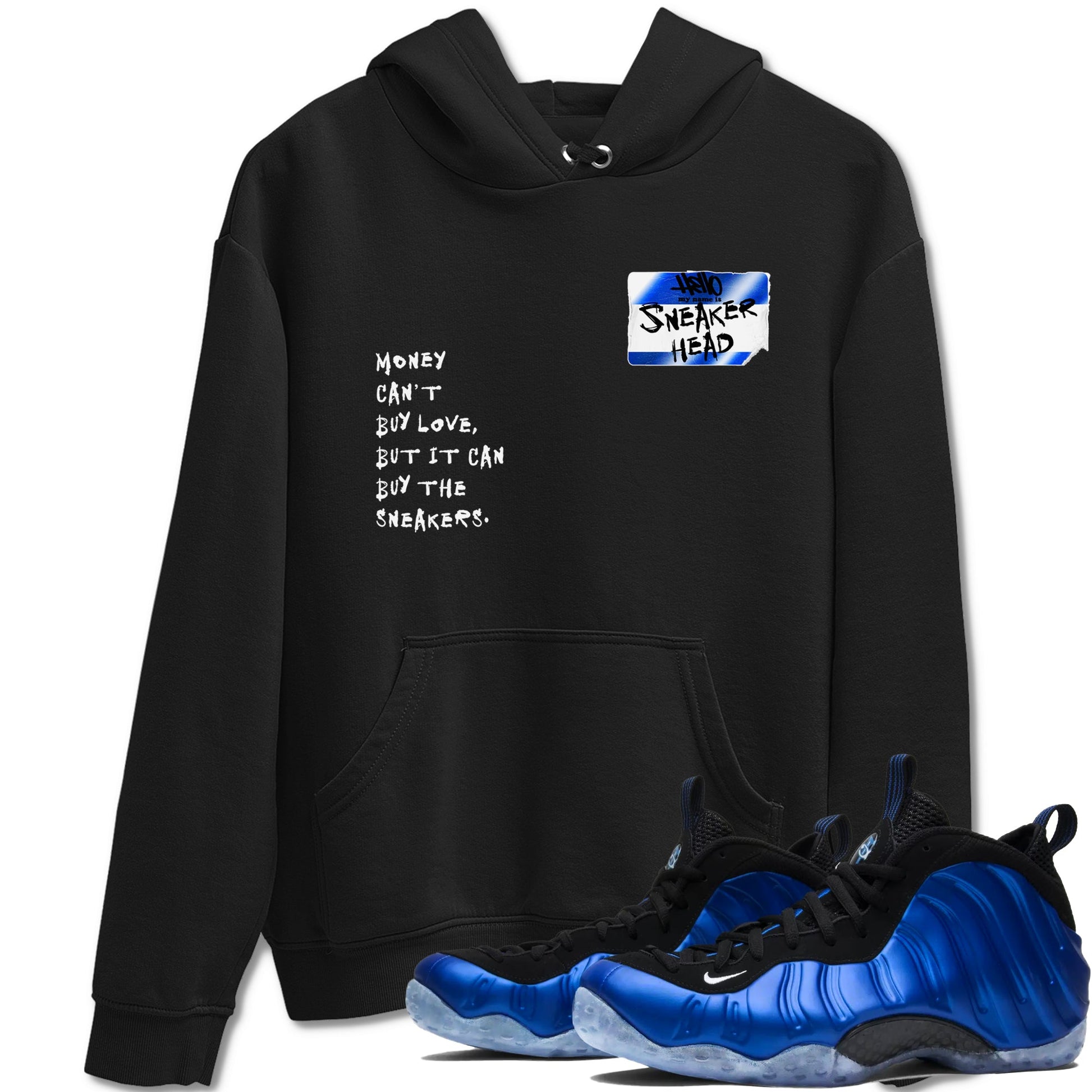 Air Foamposite One Royal shirts to match jordans Sneakerhead Badge sneaker match tees Air Foamposite One Royal SNRT Sneaker Release Tees unisex cotton Black 1 crew neck shirts