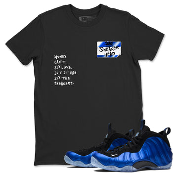 Air Foamposite One Royal shirts to match jordans Sneakerhead Badge sneaker match tees Air Foamposite One Royal SNRT Sneaker Release Tees unisex cotton Black 1 crew neck shirts