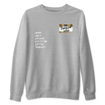 Air Force 1 Ivory Snake shirt to match jordans Sneakerhead Badge sneaker tees Air Force 1 Ivory Snake SNRT Sneaker Release Tees unisex cotton Heather Grey 2 crew neck shirt