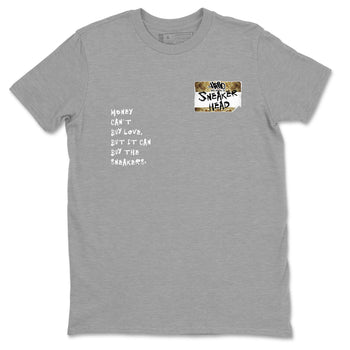 Air Force 1 Ivory Snake shirt to match jordans Sneakerhead Badge sneaker tees Air Force 1 Ivory Snake SNRT Sneaker Release Tees unisex cotton Heather Grey 2 crew neck shirt