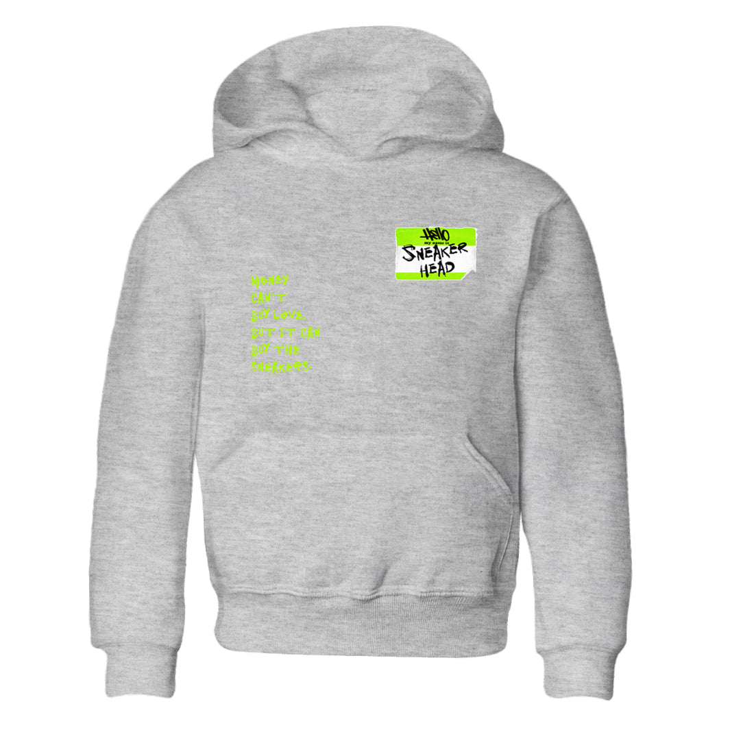 AF1 Volt shirts to match jordans Sneakerhead Badge sneaker match tees Air Force 1 Volt match shoes to clothes SNRT Sneaker Tees Youth Baby Heather Grey 2 tee