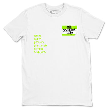 AF1 Volt shirts to match jordans Sneakerhead Badge sneaker match tees Air Force 1 Volt match shoes to clothes SNRT Sneaker Tees unisex cotton White 2 shirts
