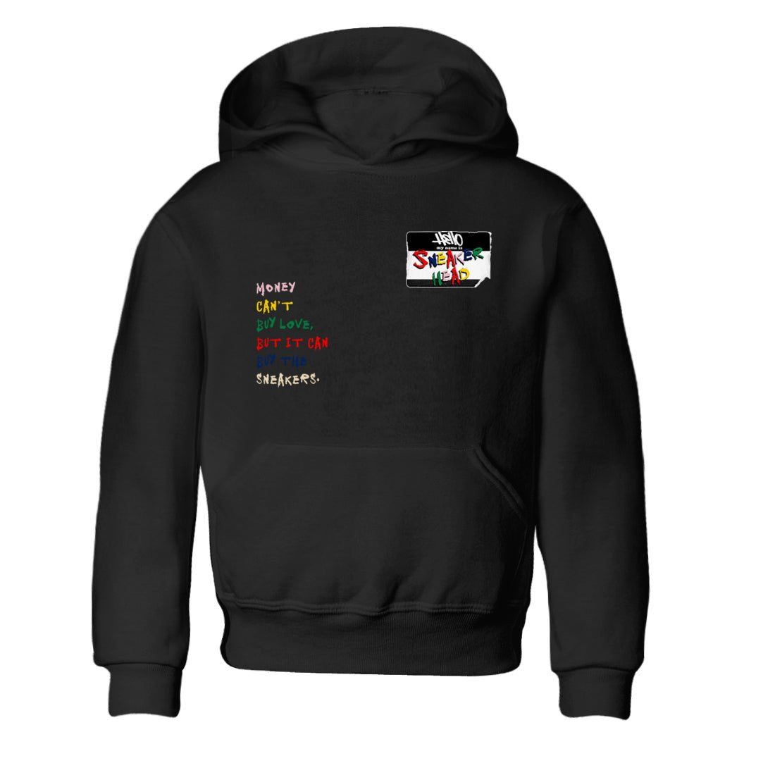 AF 3 Nigo shirtsto match jordans Sneakerhead Badge sneaker match tees Air Force 3 Low x Nigo Blue Void and Tour Yellow match shoes to clothes SNRT Sneaker Tees Youth Baby Black 2 tee