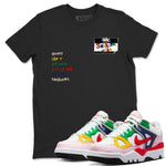 AF 3 Nigo shirtsto match jordans Sneakerhead Badge sneaker match tees Air Force 3 Low x Nigo Blue Void and Tour Yellow match shoes to clothes SNRT Sneaker Tees unisex cotton Black 1 shirts