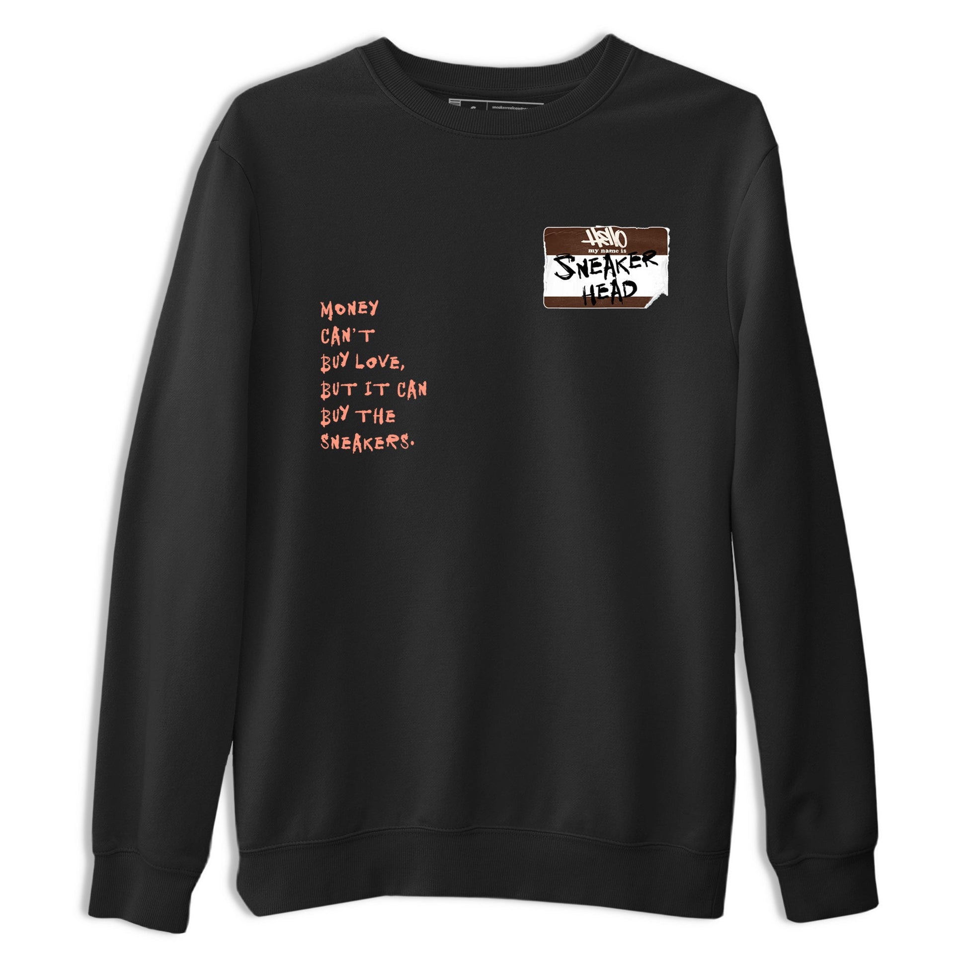 Sneaker match tees – Sneaker Tees To Match Air Jordan 1 Baroque Brown Shoes – Sneakerhead Badge Tee Black 2