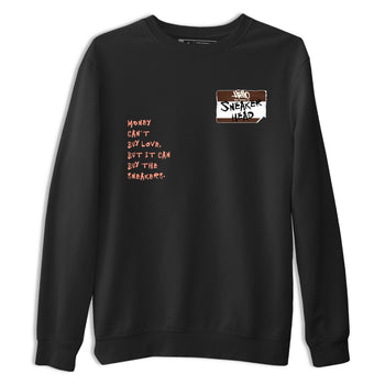 Sneaker match tees – Sneaker Tees To Match Air Jordan 1 Baroque Brown Shoes – Sneakerhead Badge Tee Black 2