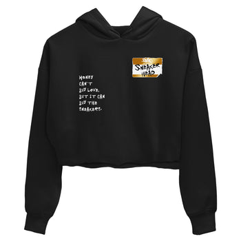 AJ1 Black Metallic Gold shirts to match jordans Sneakerhead Badge sneaker match tees Jordan 1 High OG Black and Gold SNRT Sneaker Tees streetwear brand Black 2 crop tee