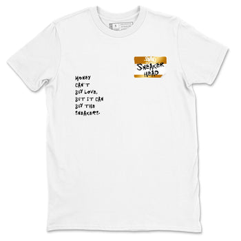 AJ1 Black Metallic Gold shirts to match jordans Sneakerhead Badge sneaker match tees Jordan 1 High OG Black and Gold SNRT Sneaker Tees streetwear brand White 2 unisex cotton tee