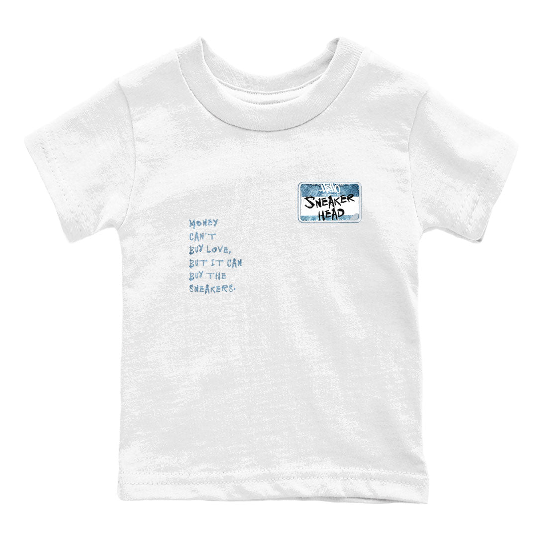 1s Denim shirt to match jordans Sneakerhead Badge sneaker tees Air Jordan 1 Denim SNRT sneaker release tees baby toddler White 2 cotton Shirt