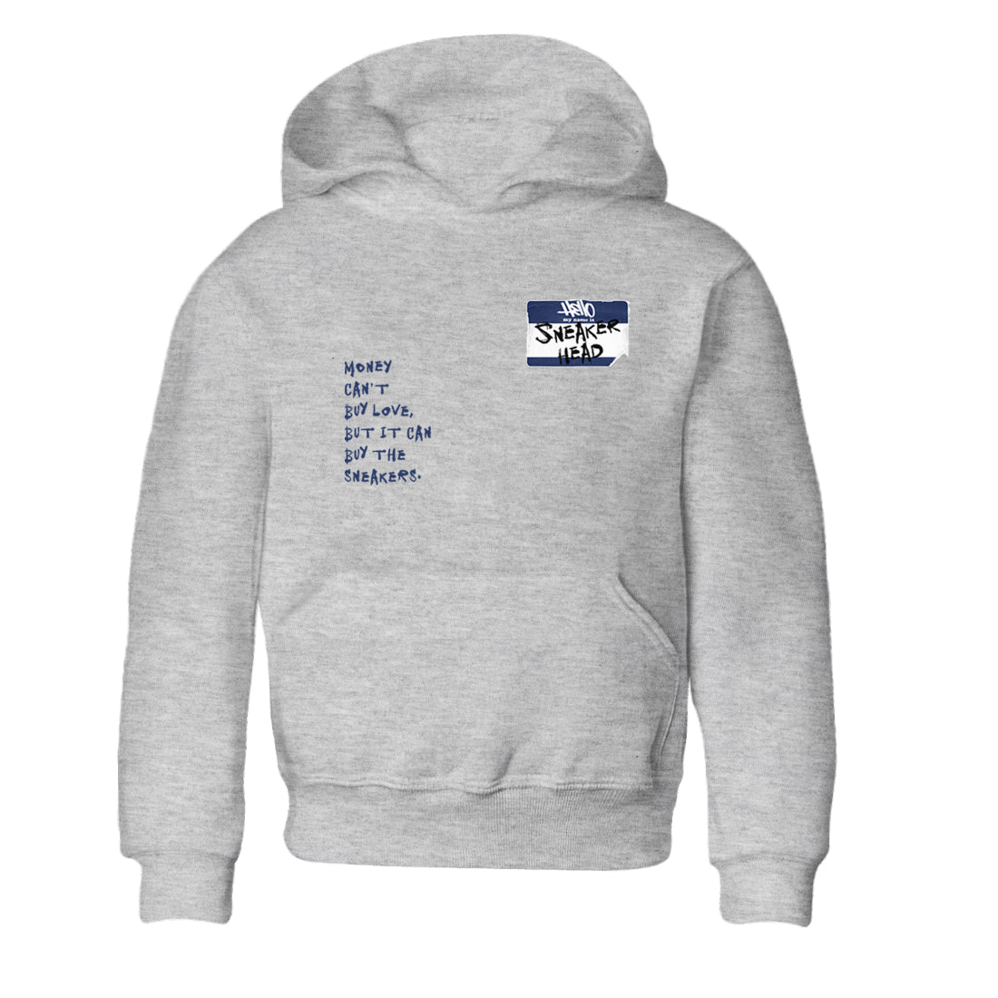1s Midnight Navy shirts to match jordans Sneakerhead Badge sneaker match tees Air Jordan 1 Midnight Navy match shoes to clothes SNRT Sneaker Tees Youth Baby Heather Grey 2 tee