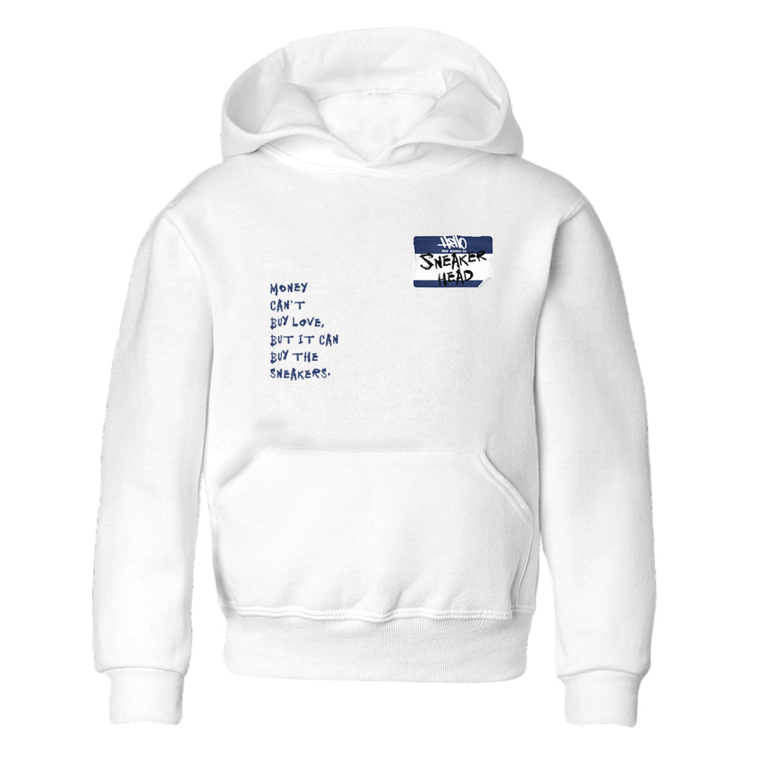 1s Midnight Navy shirts to match jordans Sneakerhead Badge sneaker match tees Air Jordan 1 Midnight Navy match shoes to clothes SNRT Sneaker Tees Youth Baby White 2 tee