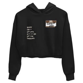 Air Jordan 1 Low Mocha shirts to match jordans Sneakerhead Badge sneaker match tees AJ1 Mocha SNRT Sneaker Tees streetwear brand Black 2 crop tee