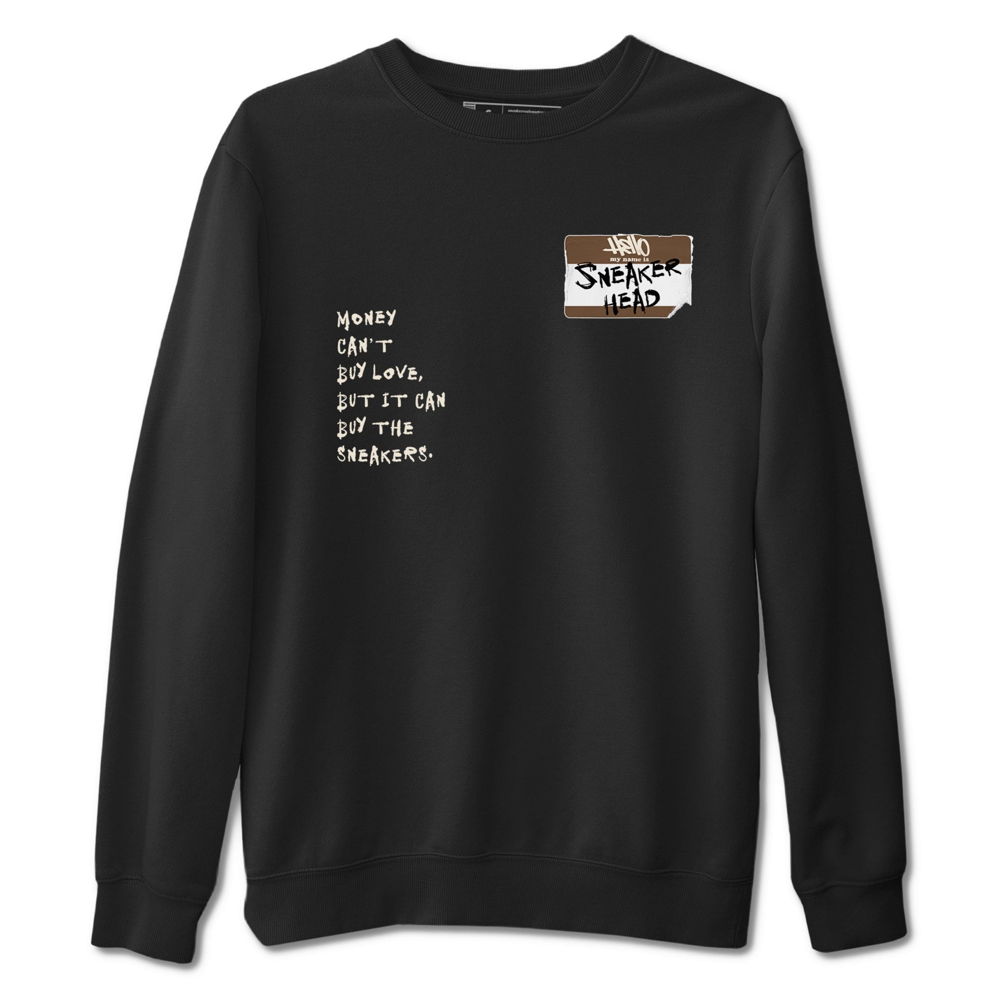 Air Jordan 1 Low Mocha shirts to match jordans Sneakerhead Badge sneaker match tees AJ1 Mocha SNRT Sneaker Tees streetwear brand Black 2 unisex cotton tee