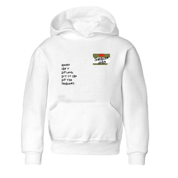 1s Travis Scott Medium Olive shirts to match jordans Sneakerhead Badge sneaker match tees Air Jordan 1 Travis Scott Medium Olive SNRT Sneaker Tees streetwear brand Baby and Youth White 2 cotton tee